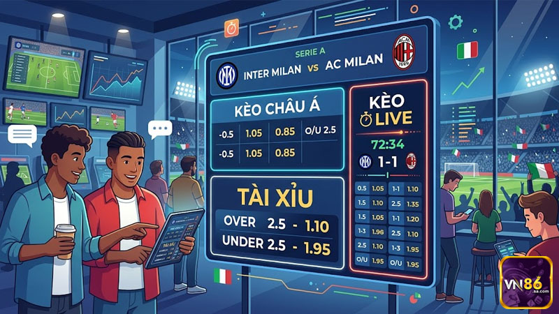 Vì sao kèo bóng đá Ý luôn thu hút người chơi cá cược?