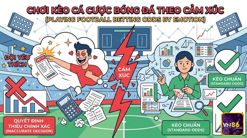Cần tránh 6 sai lầm thường gặp khi chơi kèo cá cược bóng đá