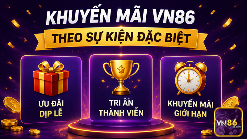 Khuyến mãi VN86 gồm những loại nào?