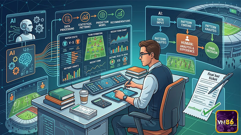 Soi kèo cá cược bóng đá bằng AI – Xu hướng dự đoán hiện đại cho bet thủ